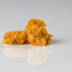 Amber cannabis crumble
