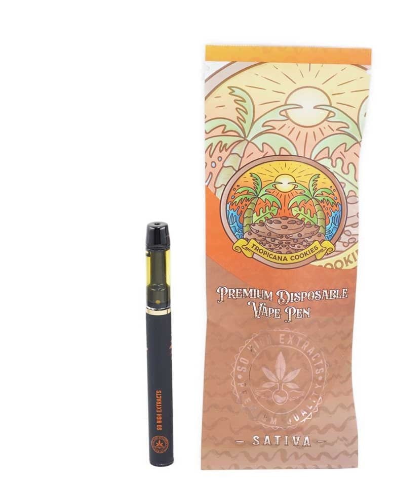 So High Extracts Disposable Pen – Tropicana Cookies 1G (Sativa)