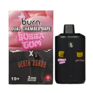6 Gram Dual Chamber Burn Disposable Vape – Bubba Gum + Death Bubba (3+3 Gram)
