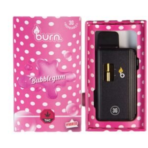 BURN 3ML DISPOSABLE VAPES – BUBBLEGUM THC DISTILLATE