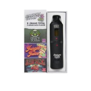 Straight Goods – Triple Chamber Vape – Death Bubba + Fruit Punch + Jungle Juice (3 Grams + 3 Grams + 3 Gram)