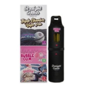 Straight Goods – Triple Chamber Vape – Death Star + Bubble Gum + Wedding Cake (3 Grams + 3 Grams + 3 Gram)