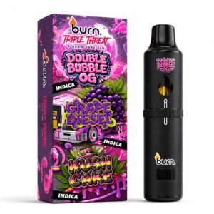 Burn Triple Threat – Double Bubble OG + Grape Diesel + Kush Cake (9 Gram)