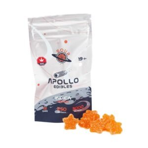 Apollo Edibles – Sour Peach Shooting Stars 3000mg THC (Indica)
