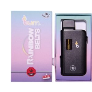 BURN 3ML DISPOSABLE VAPES – RAINBOW BELTS THC DISTILLATE